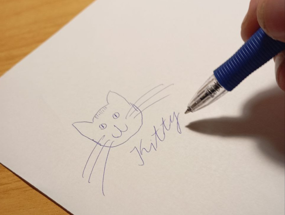 Drawing kitty